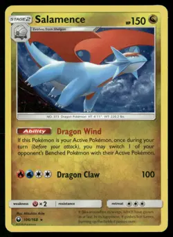 Salamence 106/168 Holo Rare Celestial Storm Pokemon Holo Lightly Played - Image 1