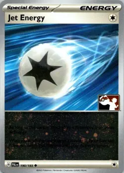 Pokemon TCG Jet Energy 190/193 NM Cosmos Holo Play Stamp Prize Pack NM (SKU 1-4) - Image 1