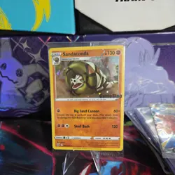 Pokemon Sandaconda GameStop Stamp Promo Holo 82/163 Battle Styles 130 HP sealed - Image 1