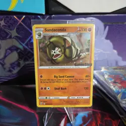 Pokemon Sandaconda GameStop Stamp Promo Holo 82/163 Battle Styles 130 HP sealed - Image 2