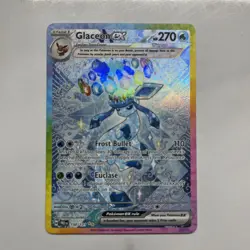 Glaceon ex 150/131 Special Illustration Rare Sv Pokemon Prismatic Evolutions SIR - Image 1