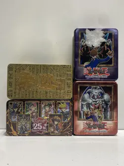 Mixed YU-GI-OH! TCG Empty Tins, Accessories, and Collectibles Bundle - Image 3