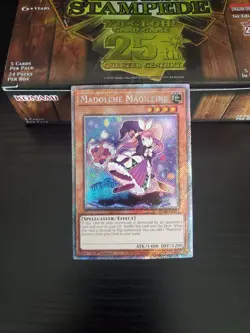 Yugioh Stampede - Madolche Magileine - Platinum Secret Rare - RA04-EN185 - Image 1