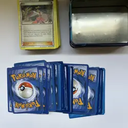 Pokemon Cards + tin - Image 5