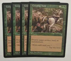 MTG 4X VISIONS CREEPING MOLD NM MAGIC THE GATHERING SORCERY ENGLISH GREEN - Image 4