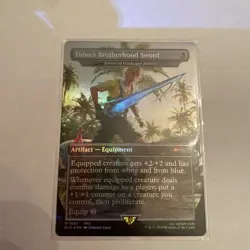 MTG Tidus's Brotherhood Sword Sword of Truth and Justice Foil Near Mint Magic - Image 1