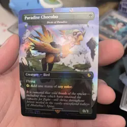 Paradise Chocobo - Birds of Paradise (Borderless) Commander: Final Fantasy Foil - Image 1