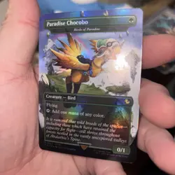 Paradise Chocobo - Birds of Paradise (Borderless) Commander: Final Fantasy Foil - Image 3