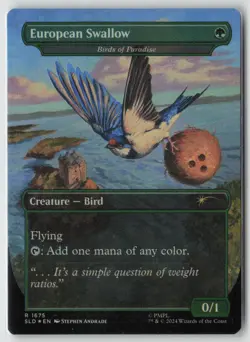 African Swallow - Birds of Paradise LP Foil 1675 Secret Lair Drop Series MTG - Image 2