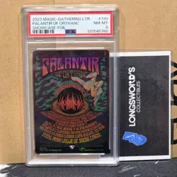 PALANTIR OF ORTHANC - FOIL POSTER BORDERLESS - LORD OF THE RINGS - MTG - PSA 8 - Image 2