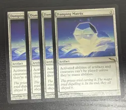 MTG 4X MIRRODIN DAMPING MATRIX NM MAGIC THE GATHERING RARE ARTIFACT ENGLISH - Image 5
