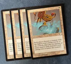 MTG 4X WEATHERLIGHT TARIFF NM MAGIC THE GATHERING WHITE RARE SORCERY ENGLISH - Image 4