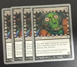 MTG 4X UNHINGED EYE TO EYE NM MAGIC THE GATHERING UNCOMMON BLACK INSTANT - Image 5