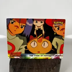 Pokemon THE STORY OF MEWTWO # 24 Mewtwo Strikes Back (Topps) - Image 1