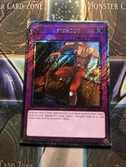 *** TRAP DUSTSHOOT *** 1ST EDITION PLATINUM SECRET RARE RA04-EN121 YUGIOH! - Image 1