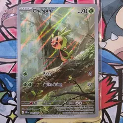 Chespin 087/086 - Illustration Rare - Chaos Rising - Pack Fresh - Pokemon TCG - Image 2