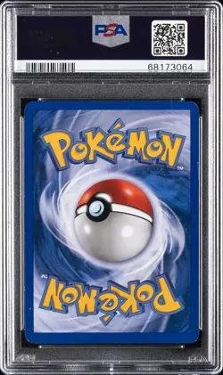 2007 POKEMON DIAMOND & PEARL MYSTERIOUS TREASURES #93 PICHU-REVERSE FOIL PSA 8 - Image 2