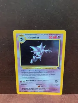 Pokemon TCG Haunter Fossil 6/62 Holo Unlimited Rare - Image 1