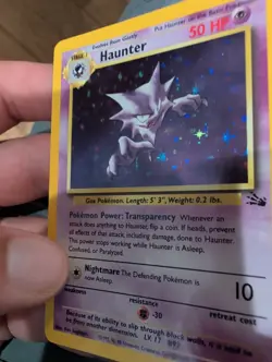 Pokemon TCG Haunter Fossil 6/62 Holo Unlimited Rare - Image 4