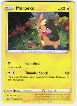 MORPEKO SWSH116 HOLO PROMO SWORD & SHIELD PROMO POKEMON HOLO NM/M - Image 1