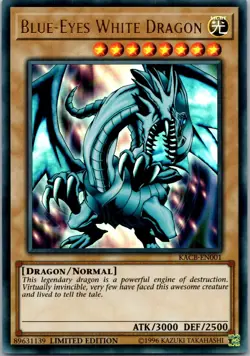 Yugioh Blue-Eyes White Dragon KACB-EN001 Limited Edition Ultra Rare NM - Image 1