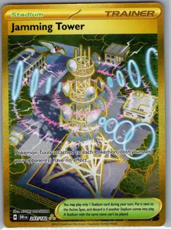 Jamming Tower 243/182 SV10: Destined Rivals - Pokemon Card - NM - Image 1