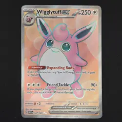 Pokemon TCG Card Wigglytuff 187/165 Scarlet & Violet 151 Ultra Rare - NM - Image 1