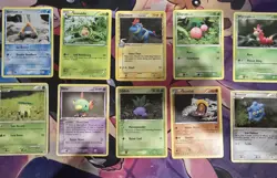 Pokemon TCG Yuka Morii 2004-2013 Vintage Cards Lot ×10 MP-LP - Image 1