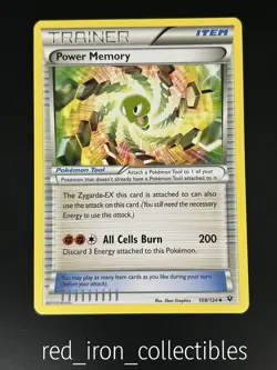 Power Memory 108/124 Uncommon Item Fates Collide XY Pokemon Card 2016 - Image 1