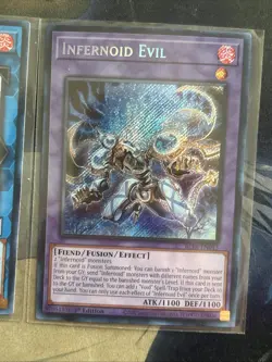 Infernoid Flood + Infernoid Evil Yugioh Card Lot Secret Rare 1st Ed. - Image 3