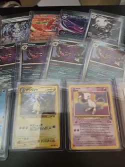 Pokemon Lot X15 - Promo Mew Ampharos Holo Neo Genesis Clefairy Pipipi Adventure - Image 3