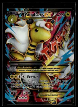 M Ampharos EX 88/98 Ancient Origins Rare Ultra Pokemon - Image 1