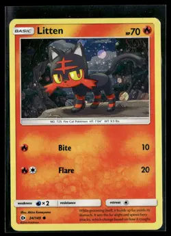 Litten 24/149 Sun & Moon Common Pokemon - Image 1