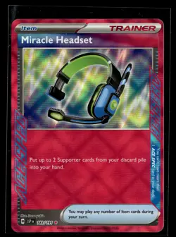 Miracle Headset 183/191 Surging Sparks ACE SPEC Rare Pokemon - Image 1