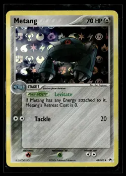 Metang 44/101 Hidden Legends Reverse Holo Uncommon Pokemon - Image 1