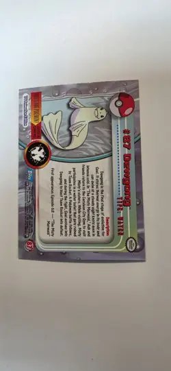 Topps 2000 Pokemon Dewgong #87 TV Animation Edition, Blue Label, Rainbow Foil - Image 3
