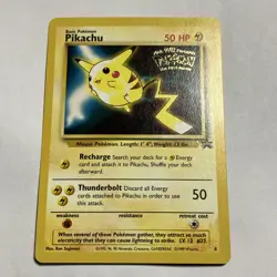 ✨Pikachu Black Star Promo Rare #4 - Pokemon Card WOTC The First Movie- Nm✨ - Image 1