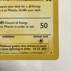 ✨Pikachu Black Star Promo Rare #4 - Pokemon Card WOTC The First Movie- Nm✨ - Image 5