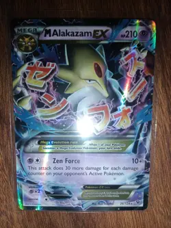 Pokemon TCG M Alakazam EX Ultra Rare Fates Collide 26/124 Near Mint - Image 2