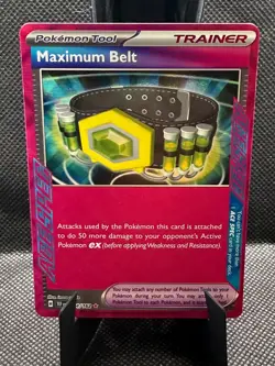 Maximum Belt 117/131 Holo ACE SPEC Rare Prismatic Evolutions Pokemon Near Mint - Image 1