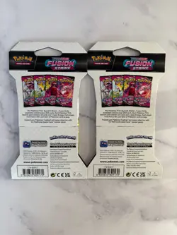 2 Brand New Pokemon Sword and Shield Fusion Strike Sleeved Booster Packs - Image 2