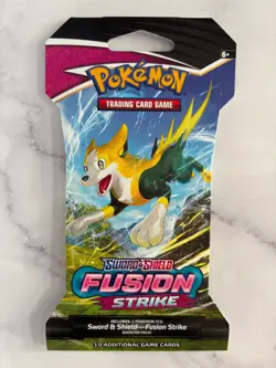 2 Brand New Pokemon Sword and Shield Fusion Strike Sleeved Booster Packs - Image 3