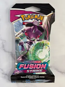 2 Brand New Pokemon Sword and Shield Fusion Strike Sleeved Booster Packs - Image 5
