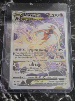 Pokemon Deoxys VSTAR Full Art Holo Crown Zenith GG46/GG70 - Image 1