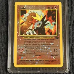 Pokemon Entei Black Star Promo #34 Reverse Holo CGC 8.5 2001 Spell Of The Unown - Image 4