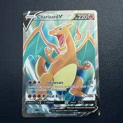 Charizard V (Full Art) 153/172 Ultra Rare SWSH09: Brilliant Stars Pokemon TCG NM - Image 1