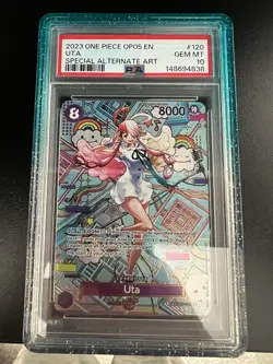 Uta SP One Piece OP05 English op02-120 Alternate Art PSA 10 - Image 1