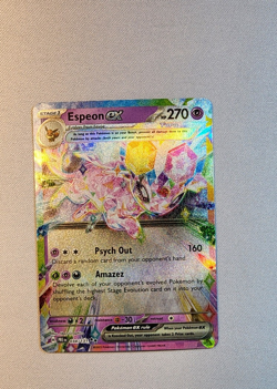 pokemon card Espeon ex Holo Double Rare SV: Prismatic Evolutions 034/131 NM - Image 1