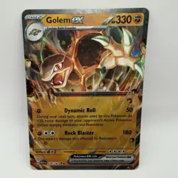Pokemon TCG Golem ex 076/165 Holo Scarlet & Violet 151 Double Rare 2023 NM - Image 1