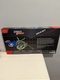 Pokemon TCG Crown Zenith Sea & Sky Premium Collection Box Booster Promo Rayquaza - Image 4